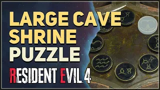 Large Cave Shrine Puzzle Resident Evil 4 Remake