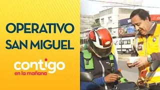 FISCALIZACIÓN SAN MIGUEL: Dos autos y cuatro motos retiradas de circulación - Contigo en La Mañana