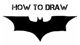 How to draw Batman Logo| ART AND DRAWING