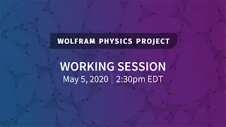 Wolfram Physics Project: Working Session Tuesday, May 5, 2020 [Finding Black Hole Structures]