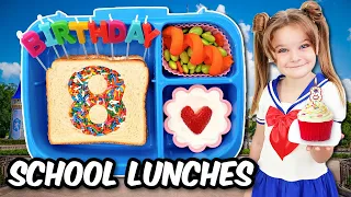 School Lunch TAKEOVER! 🎂 Lily's Birthday WEEK - Bunches of Lunches