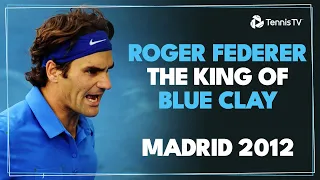 When Roger Federer Won The Only Blue Clay Title 🔵 | Madrid 2012 Final Extended Highlights