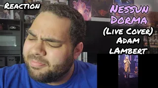 Adam Lambert - Nessun Dorma Live |REACTION| First Listen Stunning