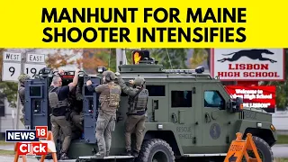 Lewiston Maine Shooting 2023 | Manhunt To Nab Shooter Intensifies After Maine Mass Shooting | N18V