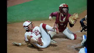 2021/06/08 #10 Florida State vs #1 Oklahoma - WCWS Finals Game 1 -