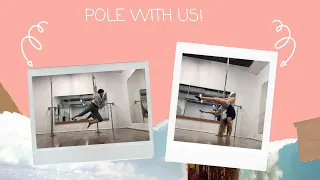 VLOG 3| Pole Dance with us ! Learning to Pole Dance!