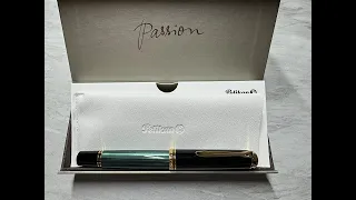 My Review of the Pelikan M1000 Souvëran Black/Green #fountainpen #pelikan @AppelboomPennen