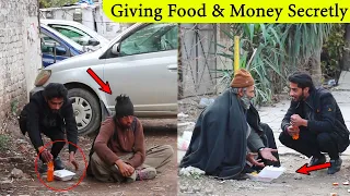 Giving Food & Money Secretly