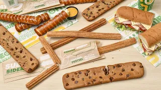 Subway adding foot-long churros, soft pretzels, cookies to menu