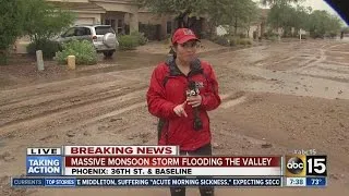 Phoenix neighborhood left with muddy canal mess