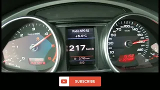 Audi Q7 6.0TDI V12 quattro acceleration