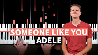 Someone Like You - Adele - PIANO TUTORIAL (accompaniment)