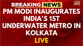 PM Modi In Kolkata LIVE: PM Modi Inaugurates India's First Underwater Metro Tunnel in Kolkata LIVE