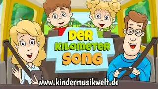 Der Kilometersong | Kinderlied für die Autofahrt | Kindermusikwelt