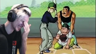 xQc reacts to Dragon Ball Z - Gohan Plays Baseball (with chat)