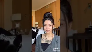 Bella Poarch does the "wink challenge" on TikTok ~TikTok Challenge ~ 🔥Trending🔥 😉