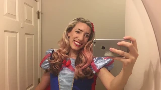 Snow White Halloween hair tutorial!