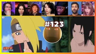 Naruto Shippuden Episode 123 | Sasuke vs Deidara I | Reaction Mashup ナルト 疾風伝