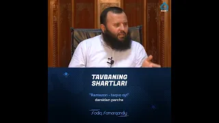 Tavbaning shartlari