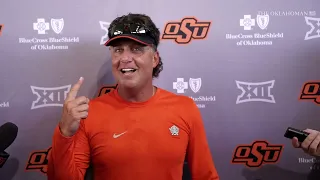 Mike Gundy and Oklahoma State running back Jaden Nixon and safety Kendal Daniels' preseason thoughts