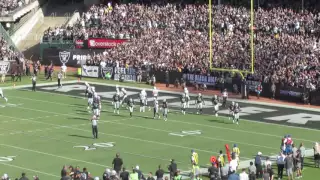 Derek Carr to Amari Cooper 2 point conversion - Raiders v Chargers October 9, 2016