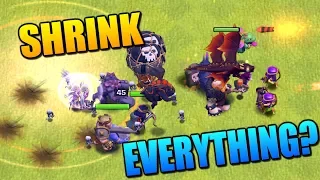 CAN YOU SHRINK AN ENTIRE ARMY? Shrink Trap Attacks - Clash of Clans New Defense! CoC Clashiversary!