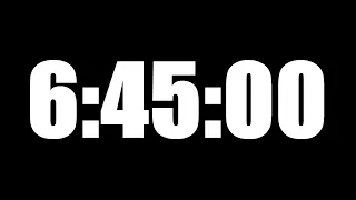 6 HOUR 45 MINUTE TIMER • 405 MINUTE COUNTDOWN TIMER ⏰ LOUD ALARM ⏰