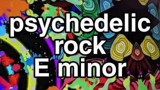 Psychedelic Rock Jam in E Minor - 130bpm Instrumental Backing Track