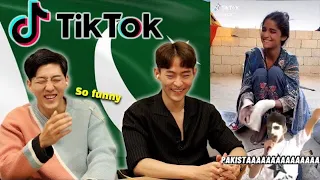 Korean guys react to Pakistan Tiktok *SO FUNNY