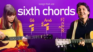 Songs that use 6th Chords