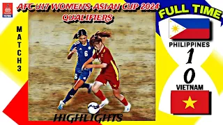 PHILIPPINES VS VIETNAM | HIGHLIGHTS | AFC U17 Women's Asian Cup 2024 Qualifiers