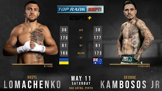 VASYL LOMACHENKO vs GEORGE KAMBOSOS JR. FULL FIGHT