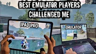 BEST EMULATOR PLAYERS CHALLENGED ME 1 VS 2 | IPAD PRO VS EMULATOR | 4-FINGERS CLAW FULL GYRO HANDCAM