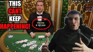 The MOST INSANE BlackJack Player | TrainWrecksTV | Full Session