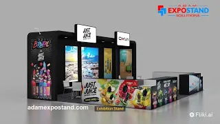 How to Design a Custom Trade Show Booth: Creating an Engaging Exhibition Stand Design 3D Rendering