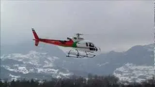 AS 350 BLUGEON Hélicoptères RC vidéo du Vol