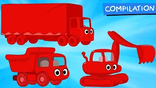 Big Truck Cartoons with Morphle! - Animations for Kids | My Magic Pet Morphle