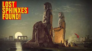 Archaeologists Discover Two Giant Sphinxes at the LOST Temple