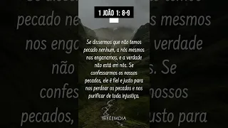 1 JOÃO 1:8 9 - VERSÍCULO DO DIA #shorts