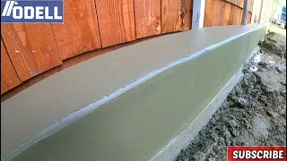 How to Make a Concrete Curb for a Fence