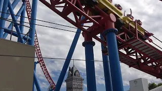 Superman Escape Roller Coaster Launch at Movie World Gold Coast