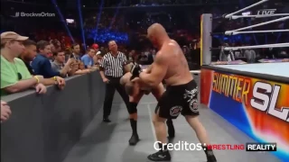 Brock Lesnar vs Randy Orton (Summerslam 2016) HD