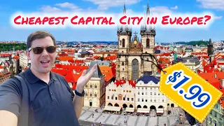 Is Prague The Cheapest Capital City in Europe?!