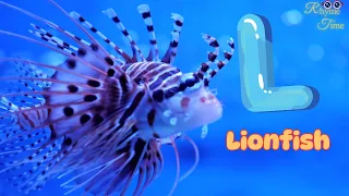 Aquatic animals from A to Z + A is for Angelfish + RhymeTime nursery rhymes & kids songs