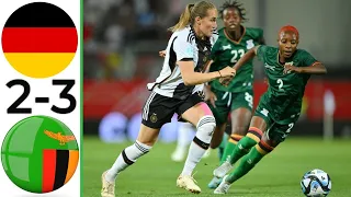 Germany vs Zambia | ALL GOALS | Women's Friendly