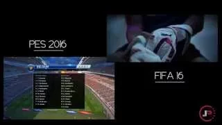 PES 2016 vs FIFA 16 | Trailer Gameplay Comparison | Which You Should Buy