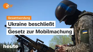 heute 19:00 Uhr vom 11.04.24 Mobilisierung Ukraine, Wohnungsnot in Deutschland, Fitnessmesse Fibo