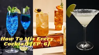 How To Mix Every Cocktail 🍸 Method Mastery 🍹 Epicurious🍹🍷 2021 #06