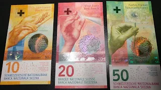 #2 Банкноты Швейцарии. Лучшие банкноты мира в 2016 и 2017 / Banknotes of Switzerland. #BanknoTime