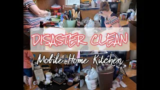 DISASTER Clean | Clean With Me | Mobile Home Cleaning Motivation